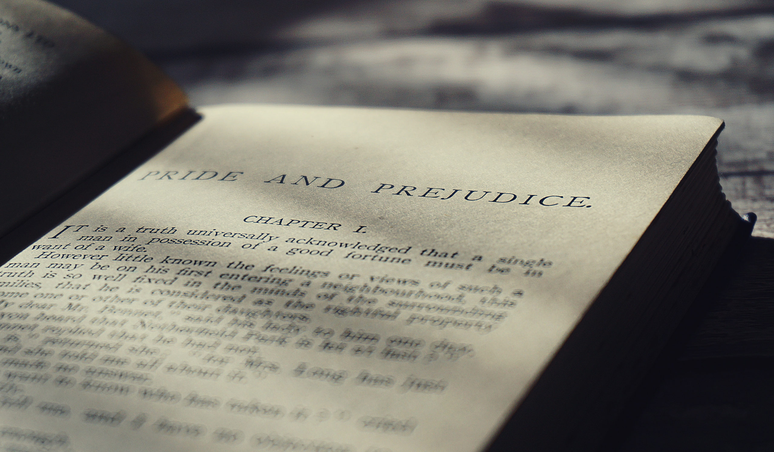 Canva - Closeup Photo of Pride and Prejudice Book Page